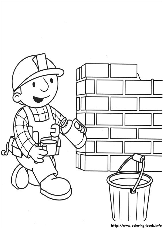 Bob the Builder coloring picture